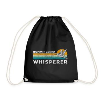 Bird Animals Life - Drawstring Bag - black - Front