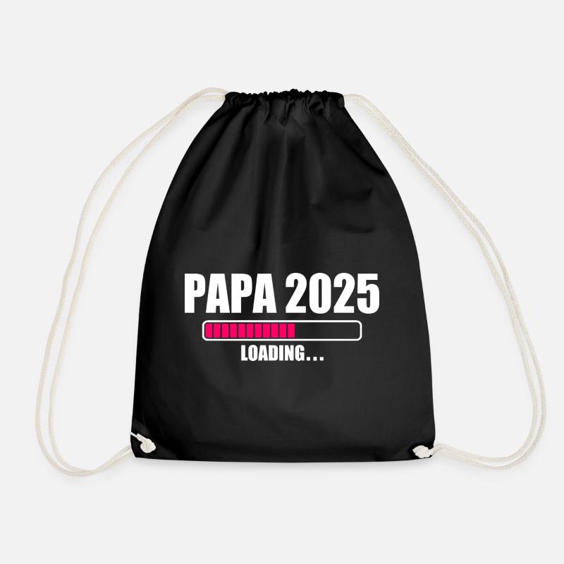 Papa 2025 - Turnbeutel - Schwarz