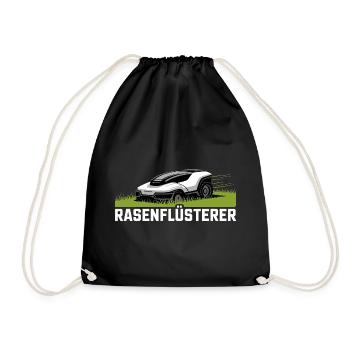 Lawn Whisperer Garden Lawn Mower Lawn Whisperer - Drawstring Bag - black - Front