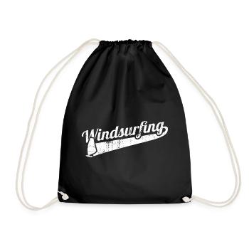 Windsurfing - Drawstring Bag - black - Front
