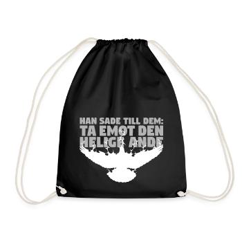 Receive Comforter - Swedish - Drawstring Bag - black - Front