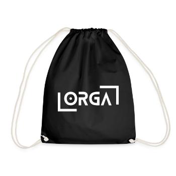 Orga - Team Member - Staff - Organizer - Crew - Drawstring Bag - black - Front