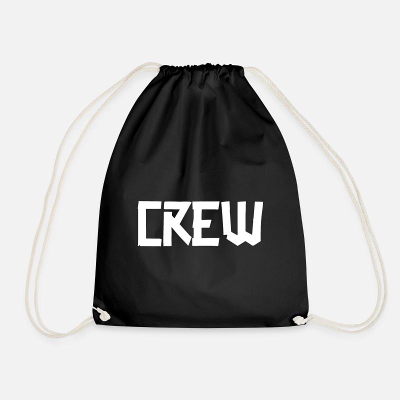 Crew Gaffer BIG Weiß - Turnbeutel - Schwarz