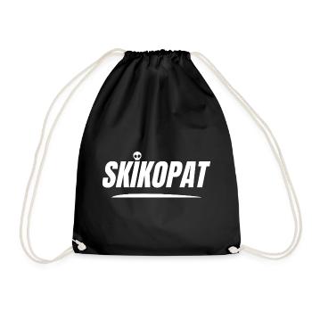 SKIKOPAT! - Turnbeutel - Schwarz - Vorne