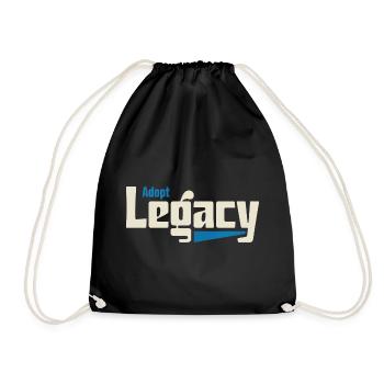 Adopt Legacy: Rescue Pride Tee - Drawstring Bag - black - Front