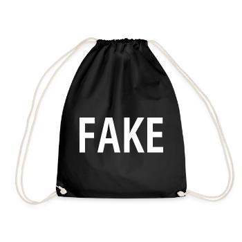 Faux - Sac de sport léger - noir - Devant