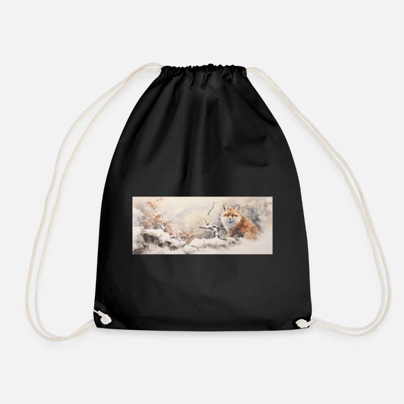 Mignon petit renard - Sac de sport léger - noir
