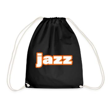 Jazz - Drawstring Bag - black - Front