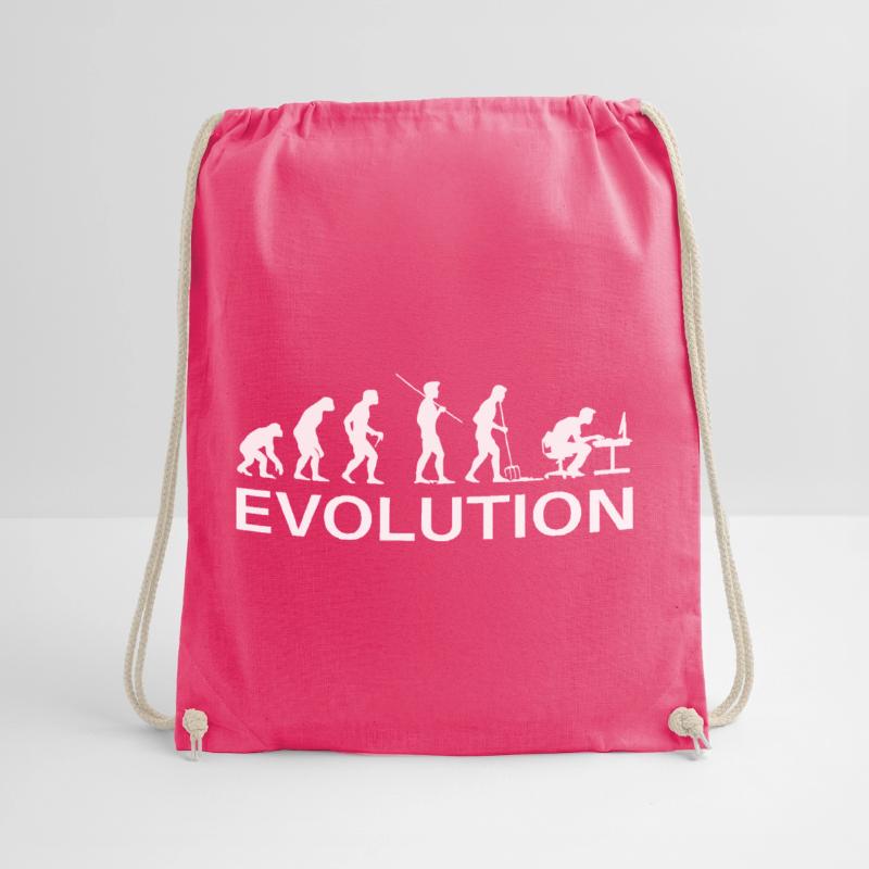 Programmierer Evolution Informatiker Entwickler Turnbeutel