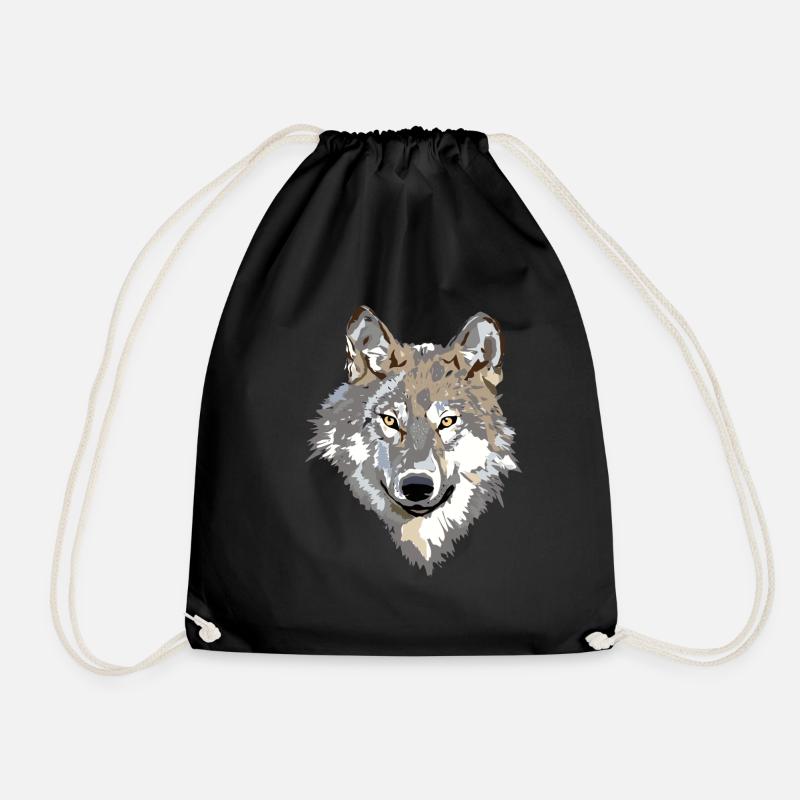 le loup - Sac de sport léger - noir