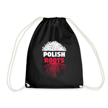 Arbre de racines de Pologne - Sac de sport léger - noir - Devant