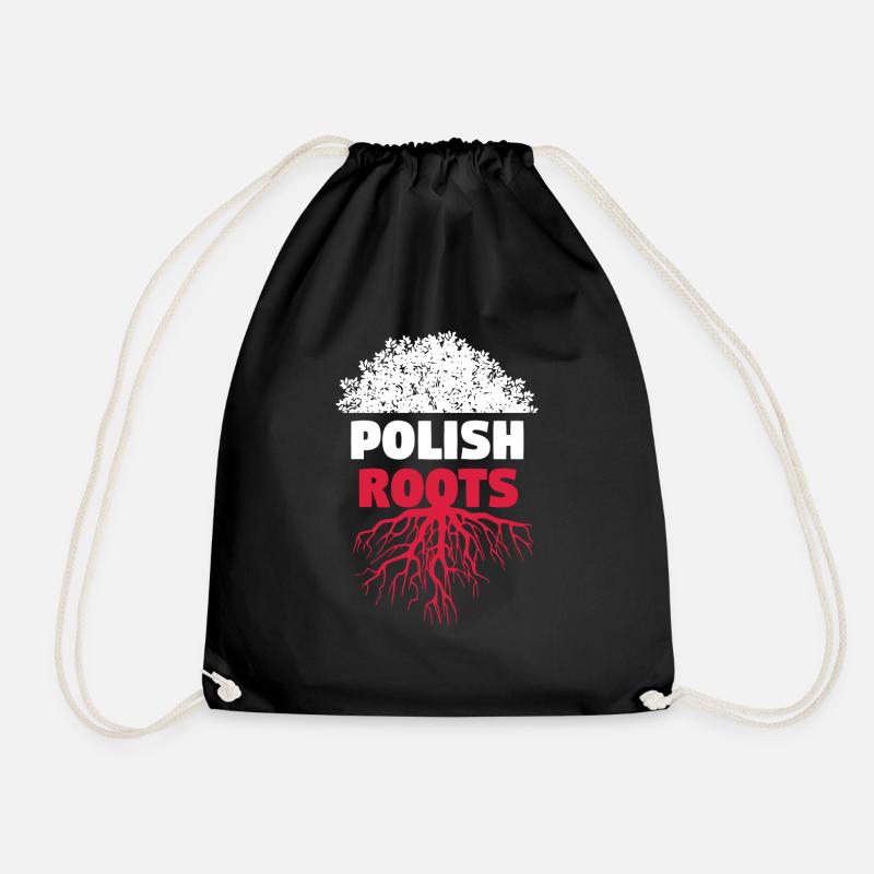 Arbre de racines de Pologne - Sac de sport léger - noir