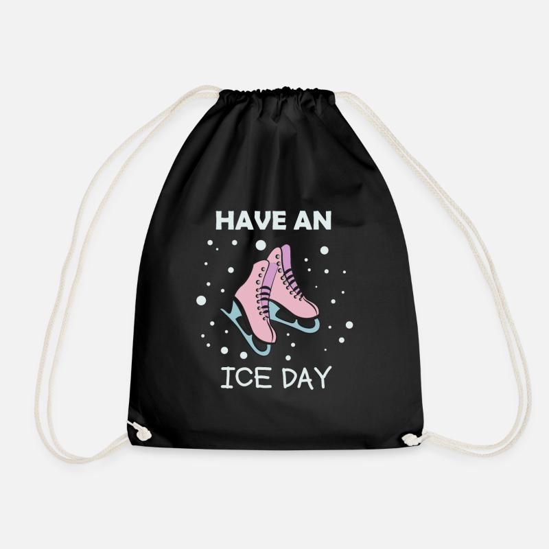 Schlittschuhe - Have an ice day - Turnbeutel - Schwarz