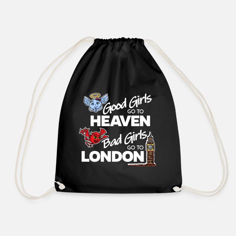 Engel Teufel himmel London - Drawstring Bag - black