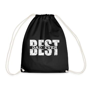 Best Dad - Drawstring Bag - black - Front