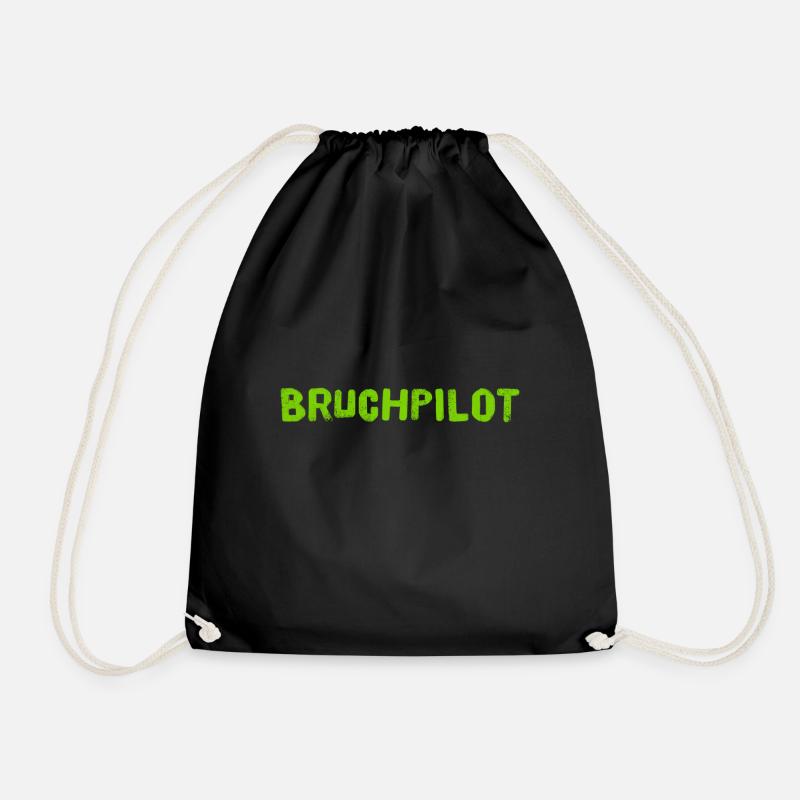 ich bin ein Bruchpilot - Turnbeutel - Schwarz