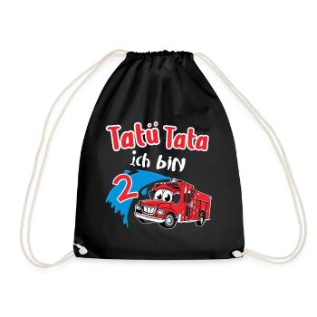 Tatü Tata Ich Bin 2 - Turnbeutel - Schwarz - Vorne