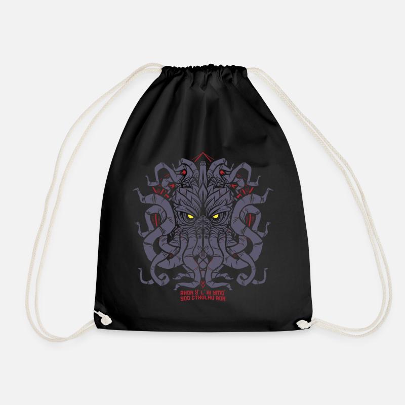 Darf ich Ihnen von unserem Lord Cthulhu erzählen? - Turnbeutel - Schwarz