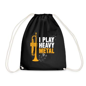 Trompette Trompette Instrument de musique Musique de soufflage - Sac de sport léger - noir - Devant