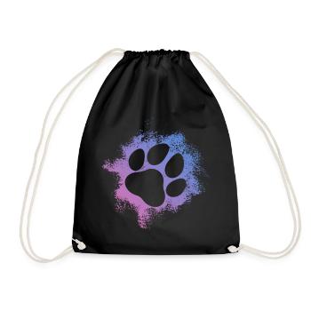 Idée de cadeau d'anniversaire Paw Dog Puppy Heaven - Sac de sport léger - noir - Devant