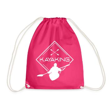 Kayak Kajakfahrer Kajakfahren Kajak Kayaking - Sac de sport léger - fuchsia - Devant