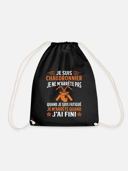 Je suis un chaudronnier cadeau soudeur - Sac de sport léger - noir