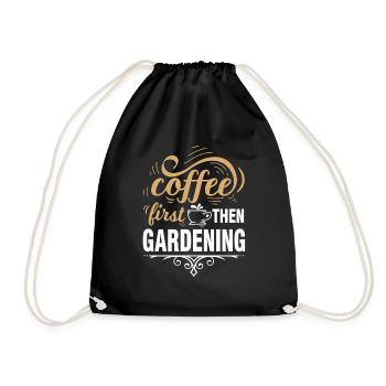 Jardiniers jardiniers de loisirs Jardinage Café - Sac de sport léger - noir - Devant