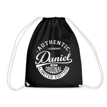 Daniel cadeau tshirt personnalisé prénom daniel - Sac de sport léger - noir - Devant