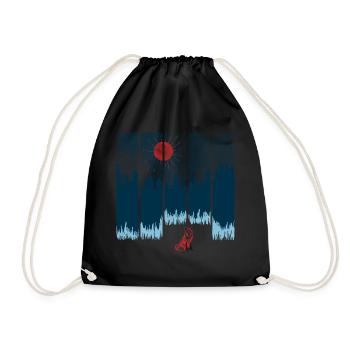 Renard - Sac de sport léger - noir - Devant