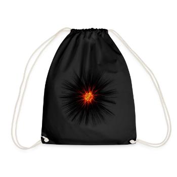 Explosion sombre - Sac de sport léger - noir - Devant