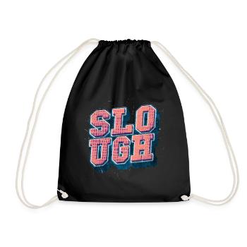 Slough Angleterre UK City Font Vintage Rétro - Sac de sport léger - noir - Devant