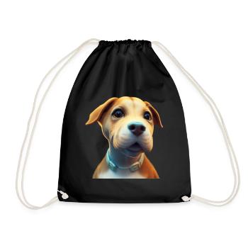 Carolina Dog - Turnbeutel - Schwarz - Vorne