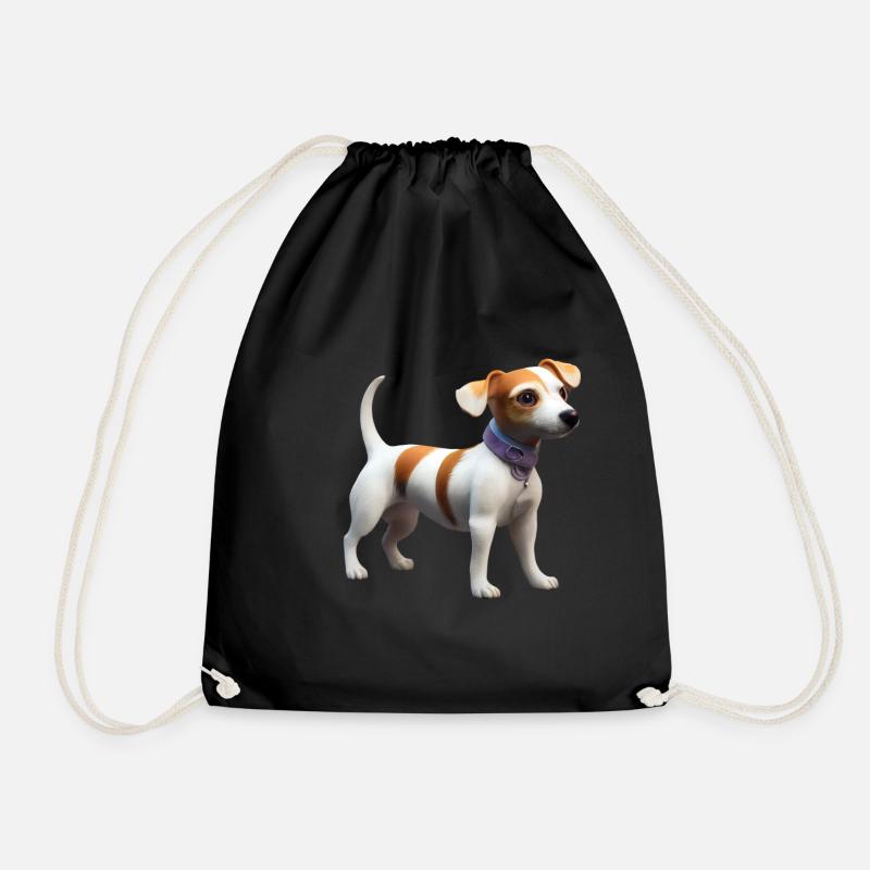 Jack Russell Terrier Hund - Jack Russell Terrier - Turnbeutel - Schwarz