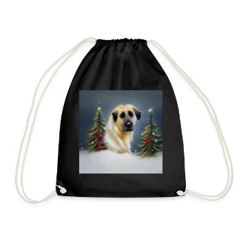 Kangal Weihnachten - Turnbeutel - Schwarz - Vorne