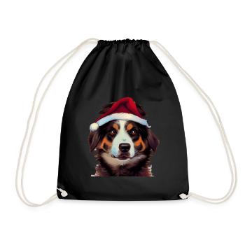 Noël australien - Berger australien - Sac de sport léger - noir - Devant