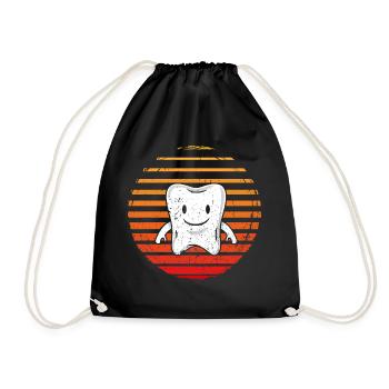 Dental Dentist Dental Assistant Hygienics - Drawstring Bag - black - Front