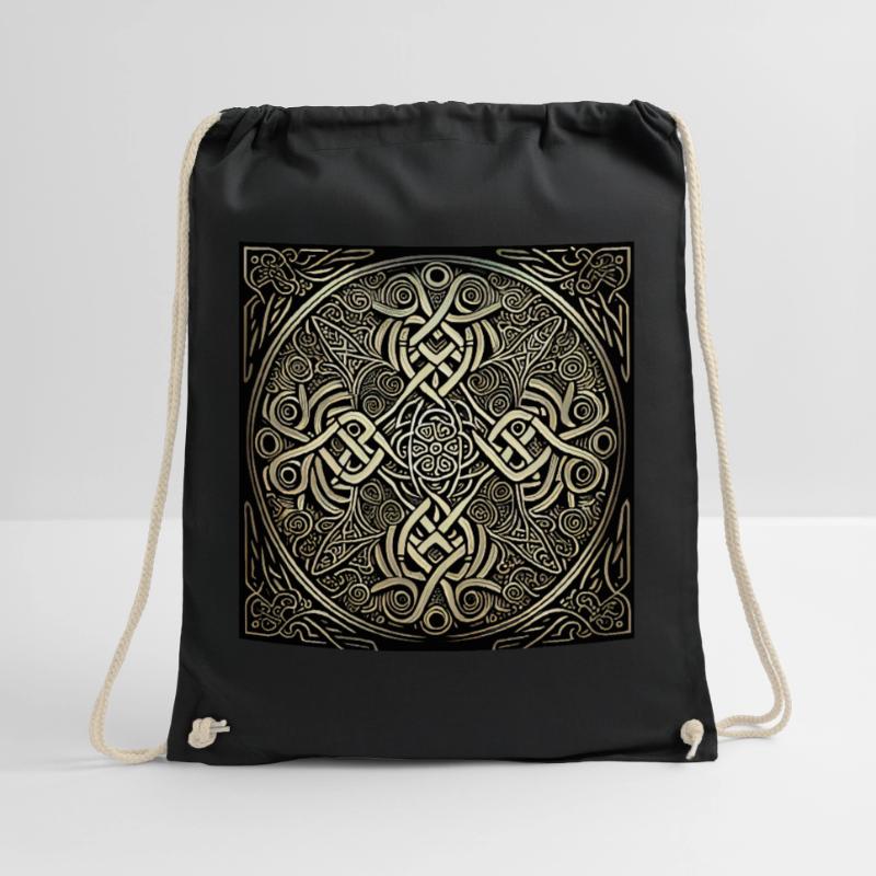 Celtic Pattern Drawstring Bag