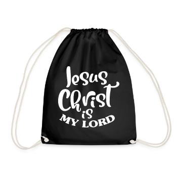 Jésus-Christ, mon Seigneur, Bible, foi, - Sac de sport léger - noir - Devant