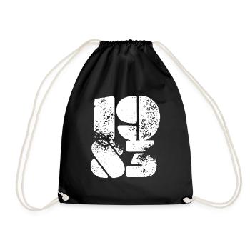 1983 40e anniversaire - Sac de sport léger - noir - Devant
