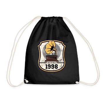 Millésime 1998 - Sac de sport léger - noir - Devant