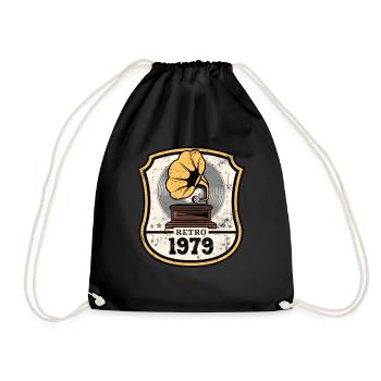 Millésime 1979 - Sac de sport léger - noir - Devant
