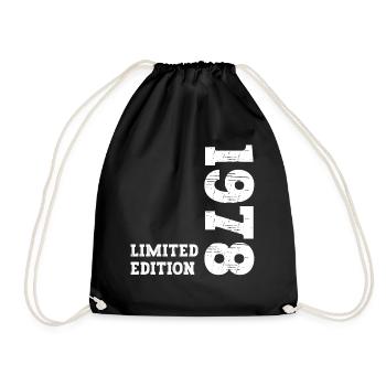 Millésime 1978 - Sac de sport léger - noir - Devant