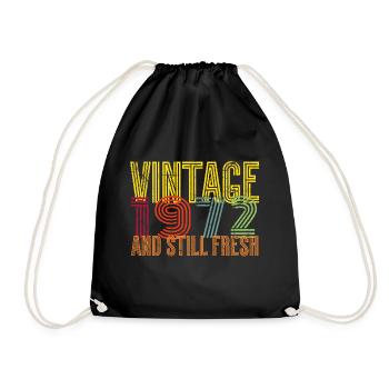 Millésime 1972 - Sac de sport léger - noir - Devant