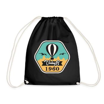 Millésime 1960 - Sac de sport léger - noir - Devant