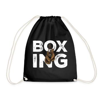 Boxing Gloves Boxing - Drawstring Bag - black - Front