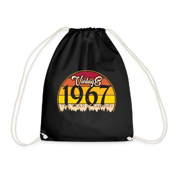 Millésime 1967 - Sac de sport léger - noir - Devant
