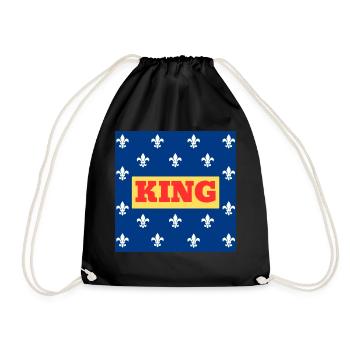 ROYAL KING ROI FRANCE FLEUR DE LYS - Sac de sport léger - noir - Devant