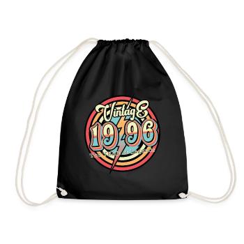 Millésime 1996 - Sac de sport léger - noir - Devant