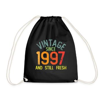 Millésime 1997 - Sac de sport léger - noir - Devant