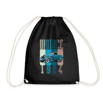 Millésime 1984 - Sac de sport léger - noir - Devant